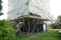 Roundhouse in scaffolding