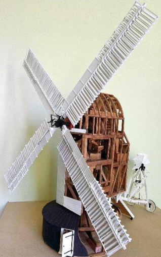Scale model of Argos Hill windmill