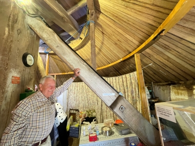 Ring beam to support the roundhouse roof
